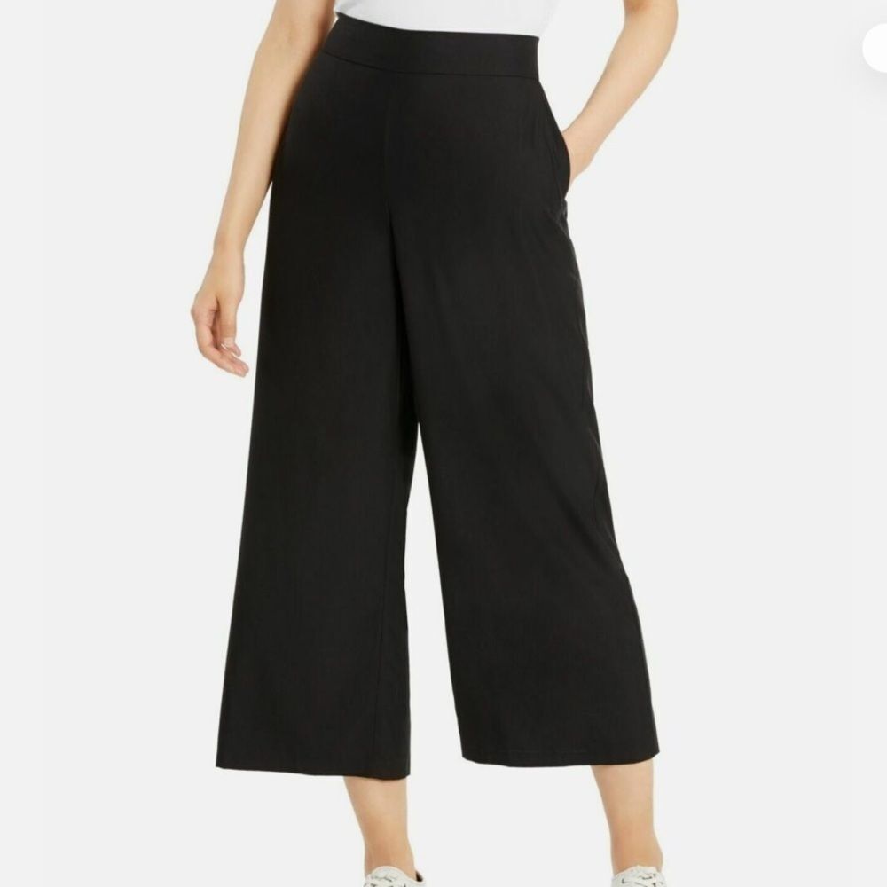 Eileen fisher sandwashed tencel wide-leg pants